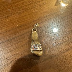 14 k gold Sandal necklace pendant